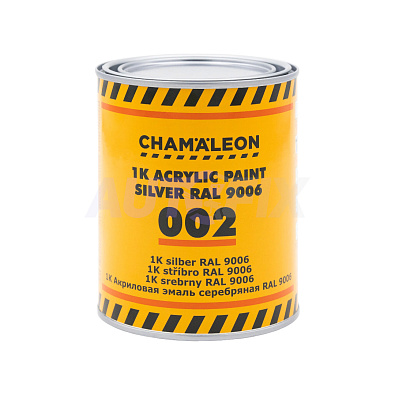 CHAMALEON 50020 эмаль акриловая 1К серебристая RAL 9006 1л