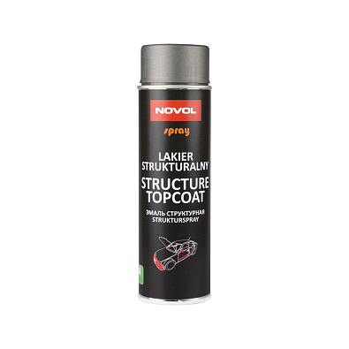 NOVOL Spray эмаль структурная Structure Topcoat антрацит 500мл