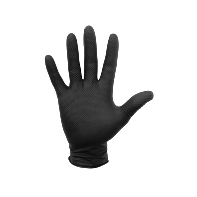 CHAMALEON 48902 перчатки нитриловые Super Grip черные размер L пара