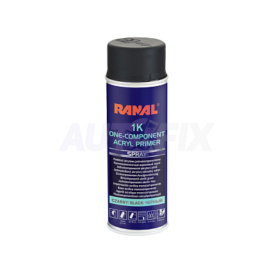 RANAL 1K грунт акриловый Acryl Primer черный спрей 400мл