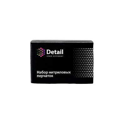 DETAIL DT-0170 перчатки для детейлинга в коробке (три пары)
