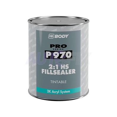HB BODY грунт прозрачный P970 HS Fillsealer с отвердителем H729 1.0+0.5л