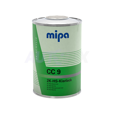 MIPA лак акриловый CС 9 2K-HS-Klarlack с отвердителем 1.0+0.5л