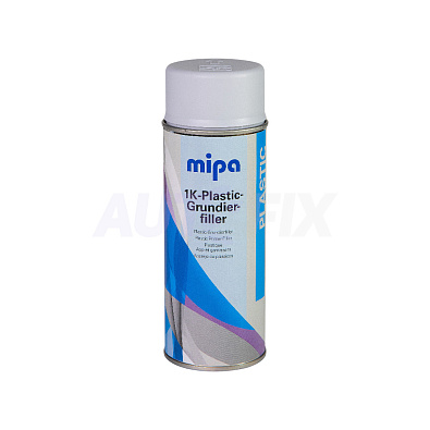 MIPA 1K грунт-наполнитель для пластика Plastic-Grundierfiller светло-серый аэрозоль 400мл