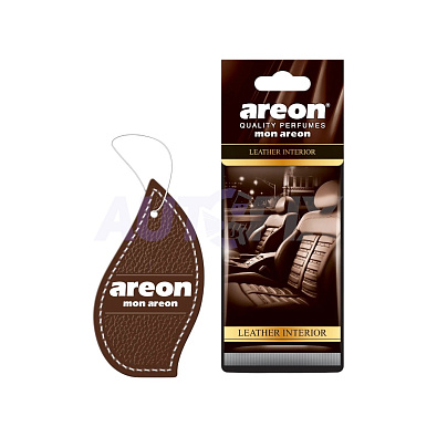 AREON ароматизатор воздуха Mon Areon подвесной Leather Interior