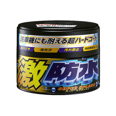 SOFT99 00347 полироль для кузова защитный Water Block Wax для темных авто 300гр