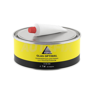 TOP.10 шпатлевка полиэфирная Glas Optimal 1.0кг