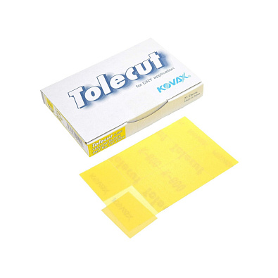 KOVAX клейкий абразивный лист Tolecut 29*35мм 8 штук Yellow K-800