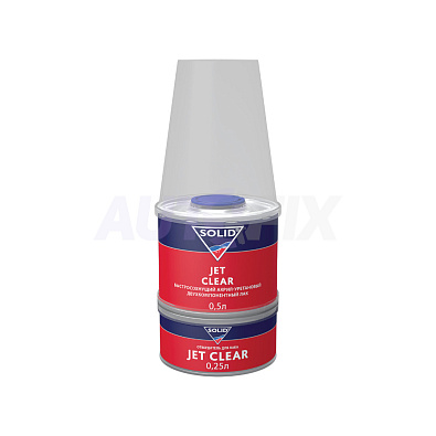 SOLID лак акрил-уретановый Jet Clear комплект 0.5+0.25л