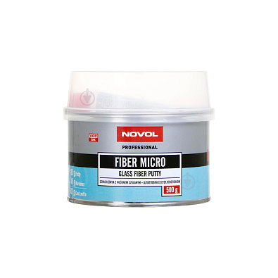 NOVOL шпатлевка Fiber Micro со стекловолокном 0.5кг