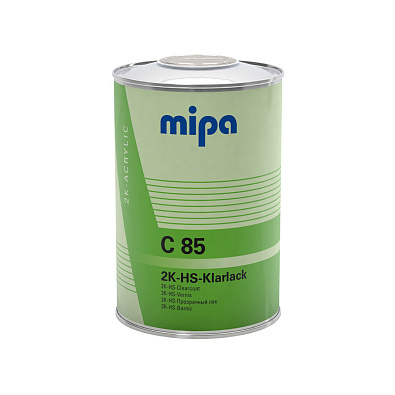 MIPA лак акриловый C 85 2K-HS-Klarlack с отвердителем 1.0+0.5л