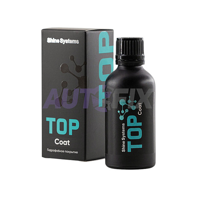 SHINE SYSTEMS гидрофобное керамическое покрытие TOP Coat 50мл
