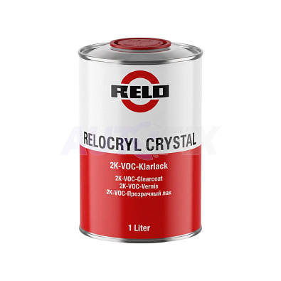 RELO лак акриловый 2K-VOC-Klarlack Crystal с отвердителем 1.0+0.5л