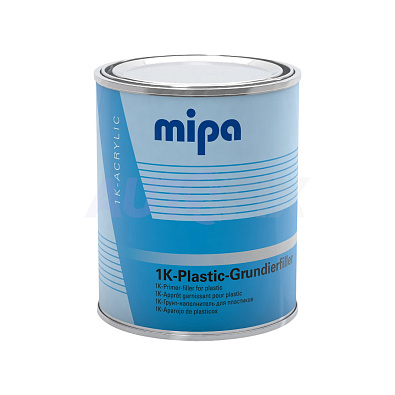 MIPA грунт-наполнитель для пластика 1K-Plastic-Grundierfiller светло-серый 1л