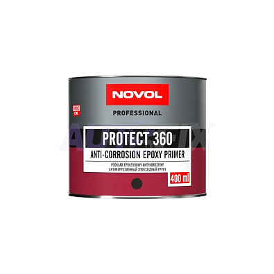 NOVOL грунт эпоксидный Protect 360 черный с отвердителем 0.4+0.4л