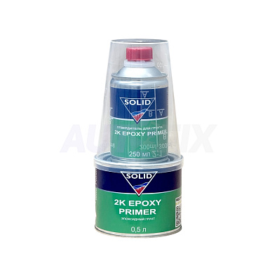 SOLID грунт эпоксидный 2K Epoxy Primer с отвердителем 0.5+0.25л