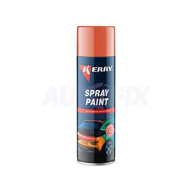KERRY KR-626 эмаль акриловая Spray Paint оранжевая глянцевая аэрозоль 650мл