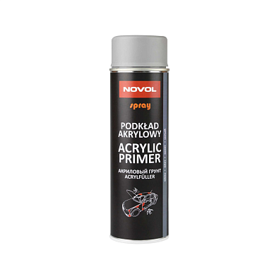 NOVOL Spray грунт акриловый Acryl Primer серый 500мл