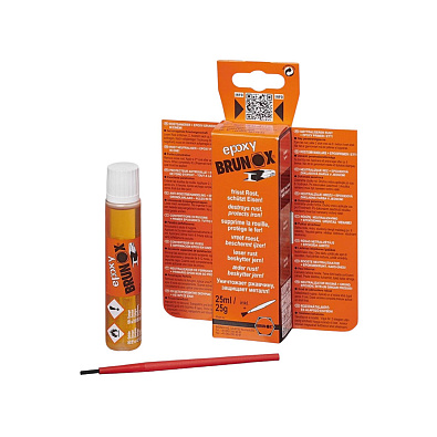 BRUNOX преобразователь ржавчины Epoxy с кисточкой 25мл