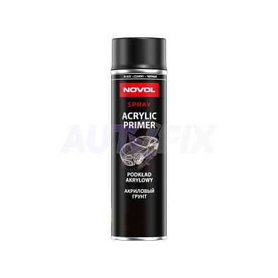 NOVOL Spray грунт акриловый Acryl Primer черный 500мл