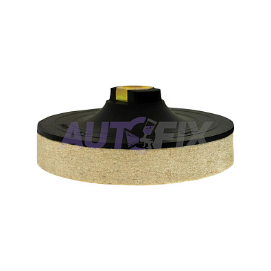 VERTEX круг полировальный из натурального войлока на резьбе 125*20мм M14