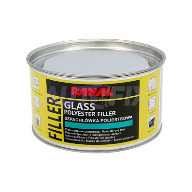 RANAL шпатлевка Glass со стекловолокном 1.7кг