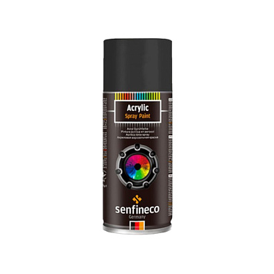 SENFINECO лак-спрей акриловый Clear Lacquer Gloss глянцевый 400мл