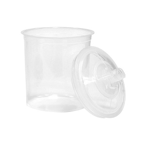 IQ бачок одноразовый IPS/PPS с крышкой и ситечком 190мкм, емкость 650мл