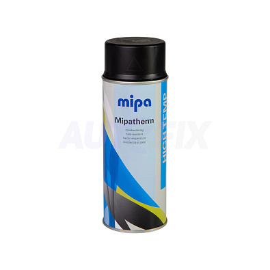 MIPA 1K краска термостойкая Mipatherm 800С черная аэрозоль 400мл
