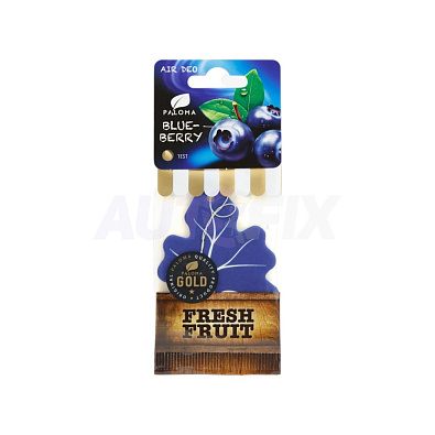 PALOMA ароматизатор автомобильный GOLD подвесной Blueberry