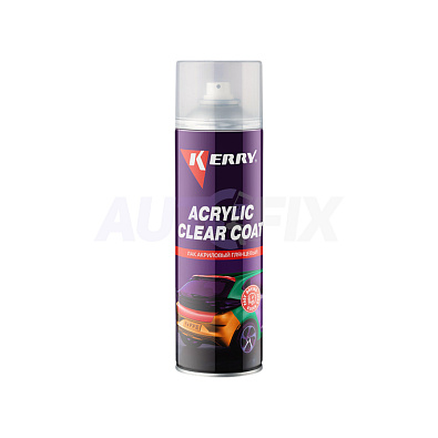 KERRY KR-605 лак акриловый Acrylic Lacquer прозрачный аэрозоль 650мл