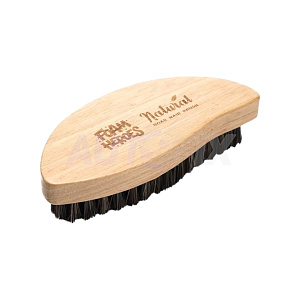 FOAM HEROES щетка для очистки кожи Boar's Hair Brush NEW FHA077 12.5x5.2см