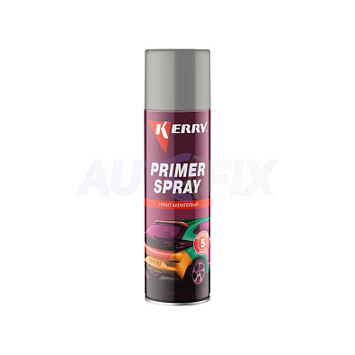 KERRY KR-606-1 грунт акриловый Primer Spray серый аэрозоль 650мл