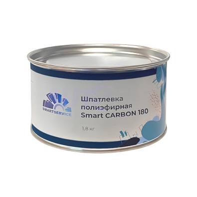 SMARTSERVICE шпатлевка Smart Carbon 180 с карбоном 1.8кг