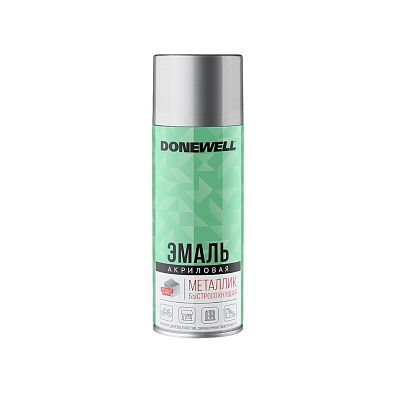 DONEWELL DW-1026 эмаль акриловая металлик серебро 520мл