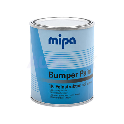 MIPA краска для бампера Bumper Paint черная 1.0л