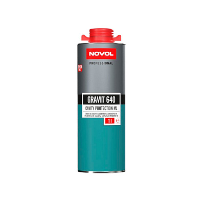 NOVOL средство для защиты закрытых профилей Gravit 640 ML коричневый 1л