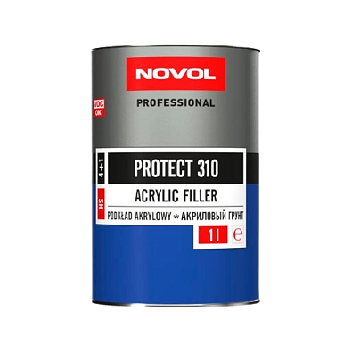 NOVOL грунт акриловый Protect 310 HS черный 1.0+0.25л