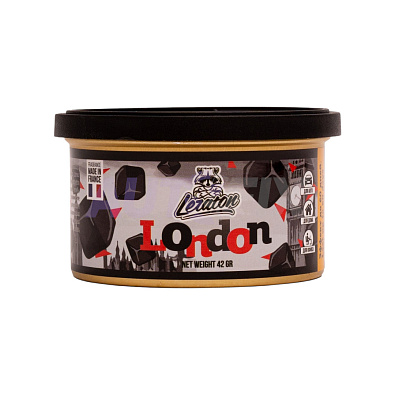 LERATON ароматизатор для автомобиля в банке London Black Ice черный лед 42г