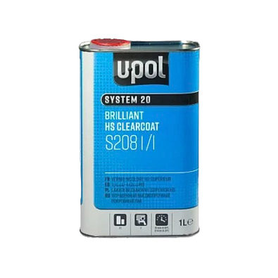U-POL лак акриловый Brilliant HS S2081/1 с отвердителем 1.0+0.5л