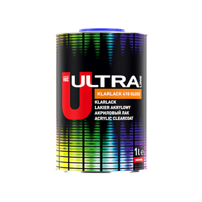ULTRA лак акриловый бесцветный Klarlack 410 MS Gloss 1.0+0.5л