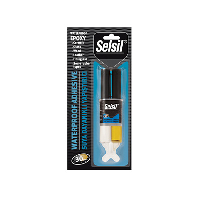 SELSIL клей эпоксидный Waterproof Epoxy 30 минут 28г