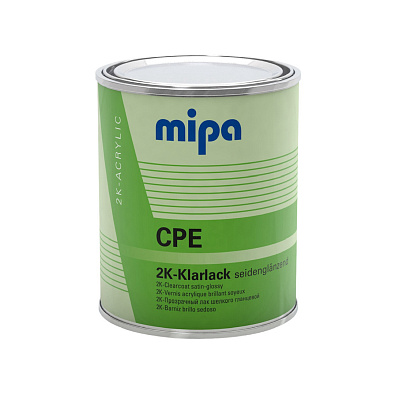 MIPA лак акриловый CPE 2K-Klarlack матовый с отвердителем 1.0+0.5л