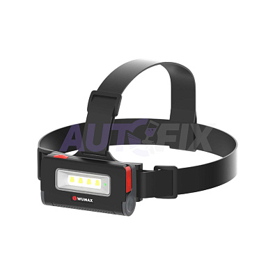 WUMAX фонарь аккумуляторный налобный IP65 CLICK 2600 mAh 160+300лм