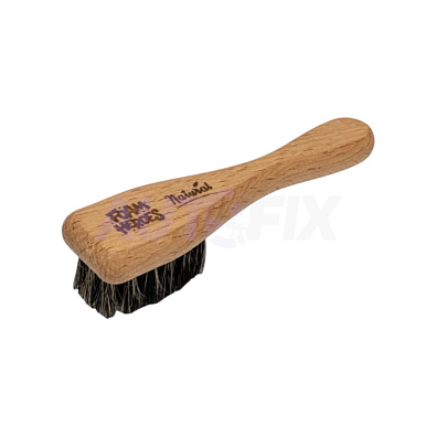 FOAM HEROES щетка для очистки кожи Boar's Hair Brush FHA018 11.8x2.9см