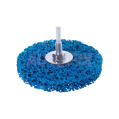 OTRIX круг зачистной 100мм с адаптером под дрель синий