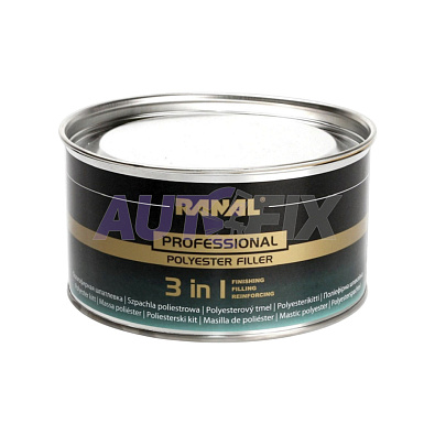 RANAL шпатлевка Professional Black Line 3 в 1 0.9кг
