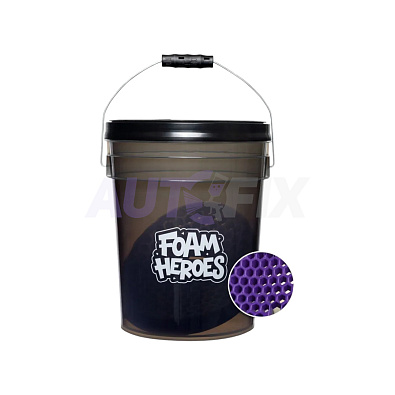 FOAM HEROES ведро для детейлинга с сепаратором и крышкой Detailing Bucket