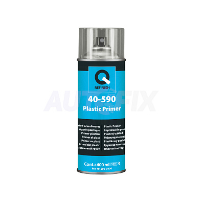 Q-REFINISH 1K грунт для пластика 40-590 Plastic Primer в аэрозоле 400мл