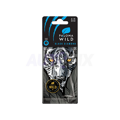 PALOMA ароматизатор автомобильный WILD подвесной Black Diamond